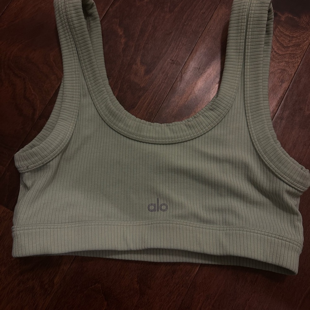 Alo Yoga Ribbed Sports Bra